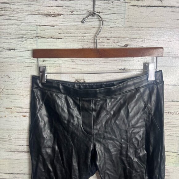 Aritzia wilfred size small Black Faux Leather Leggings - Picture 3 of 7